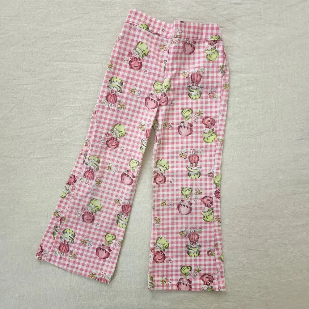 Vintage 60s/70s Healthtex Mod Flared Pants kids 6